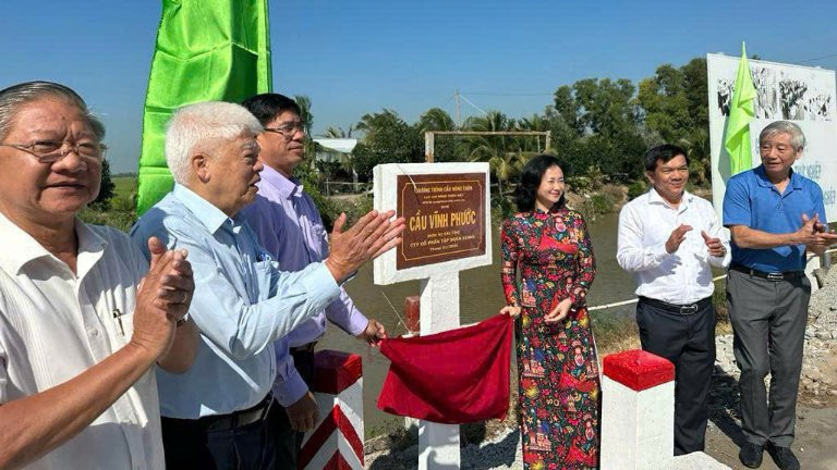 Thêm một cây cầu ở vùng biên giới Tri Tôn