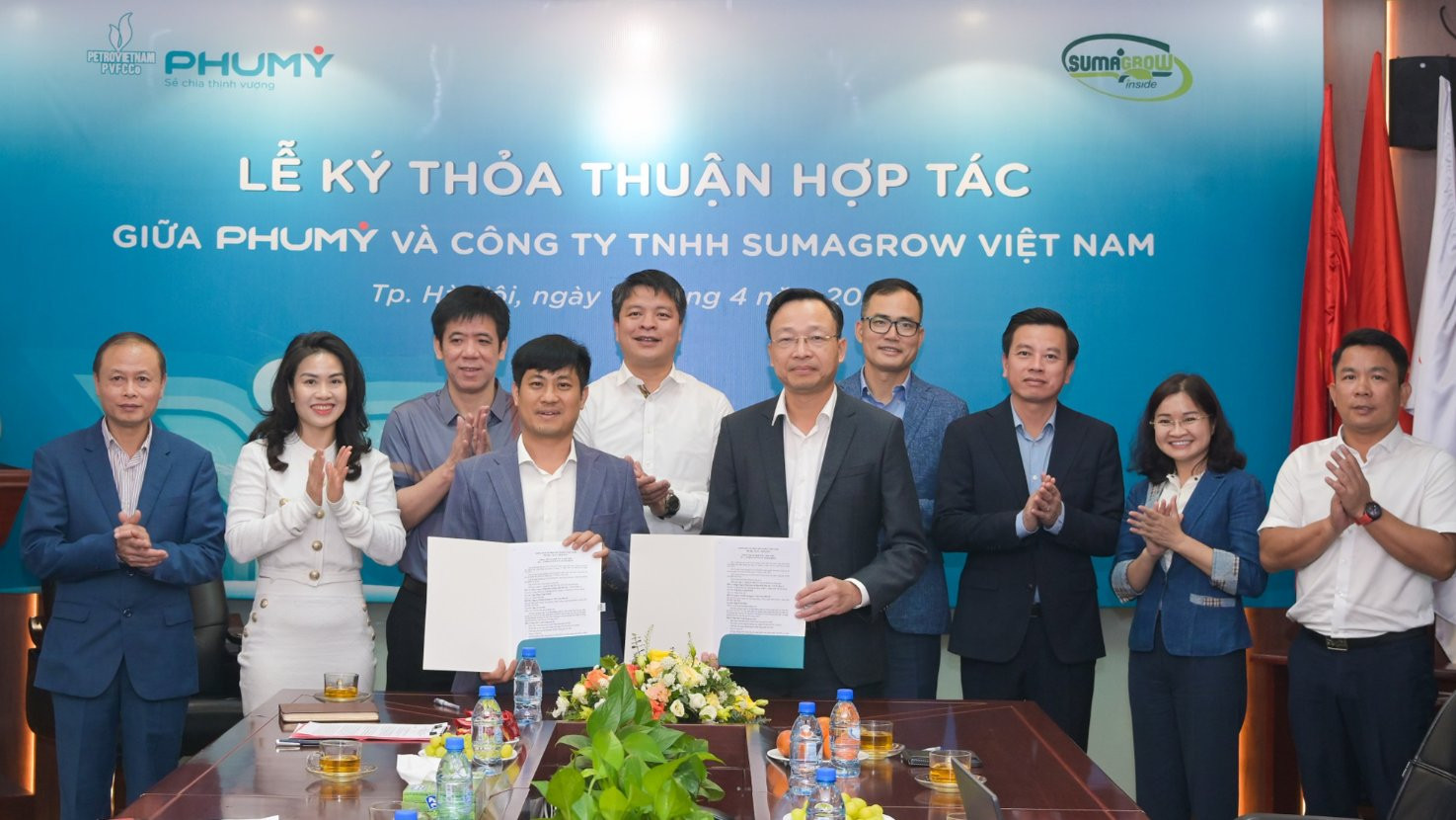 PVFCCo - Phú Mỹ và Sumagrow Việt Nam hợp tác mở rộng năng lực phân phối phân bón sinh học
