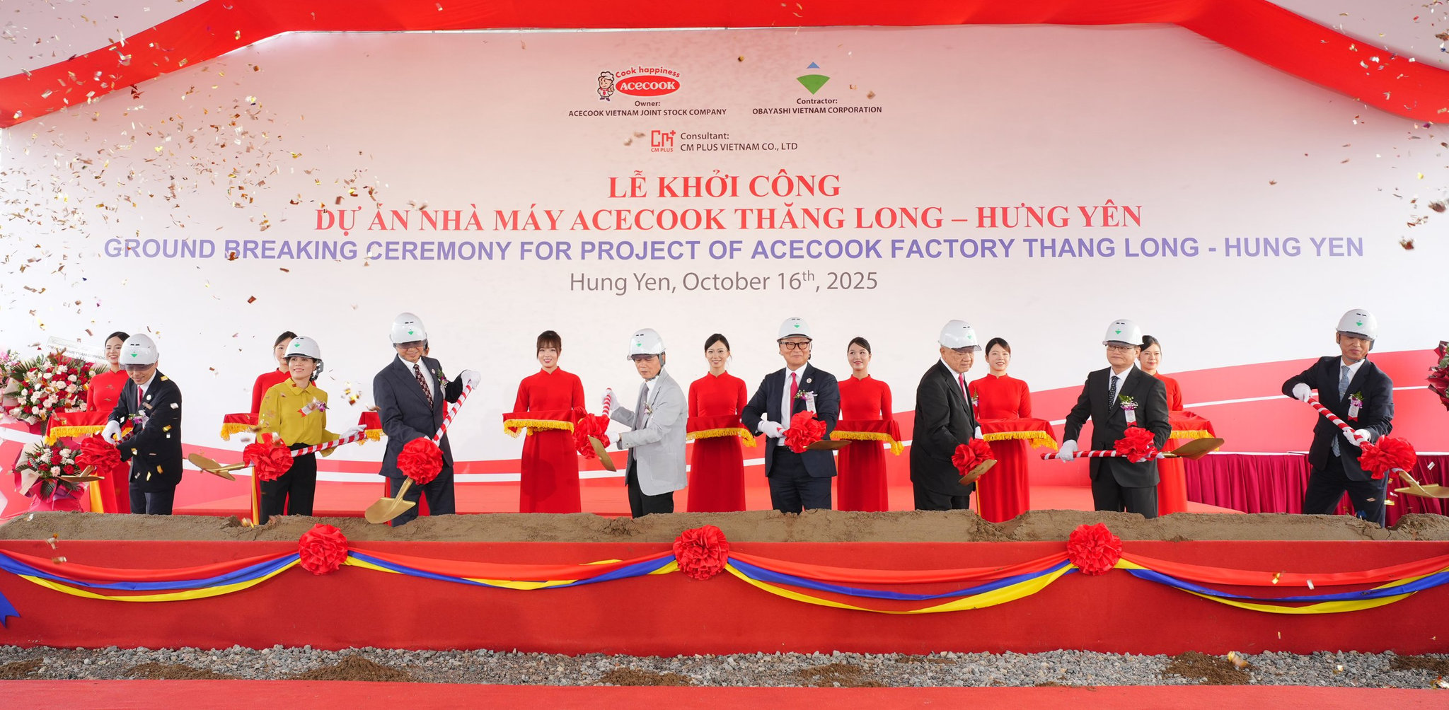 Acecook Việt Nam khởi công nhà máy 2.200 tỷ đồng tại Hưng Yên