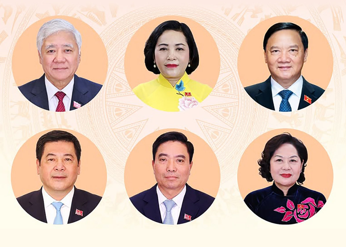6 Phó Chủ tịch Quốc hội nhiệm kỳ 2026 - 2031