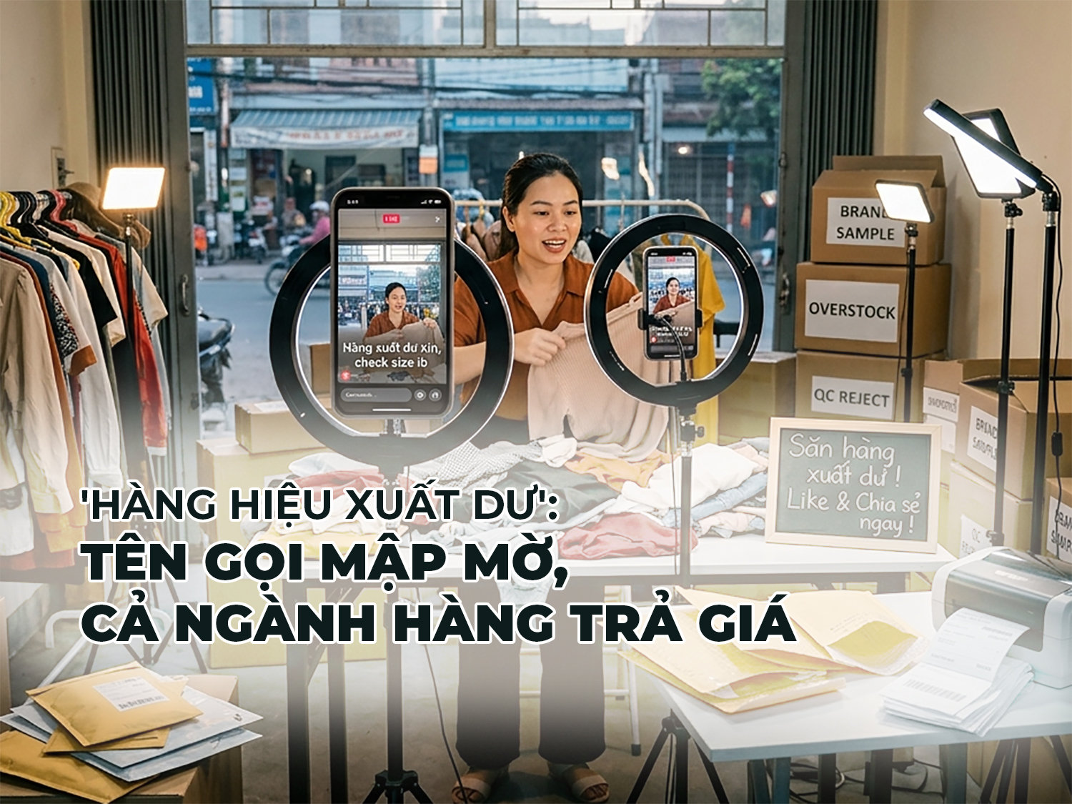 Video | 'Hàng hiệu xuất dư': tên gọi mập mờ, cả ngành hàng trả giá 
