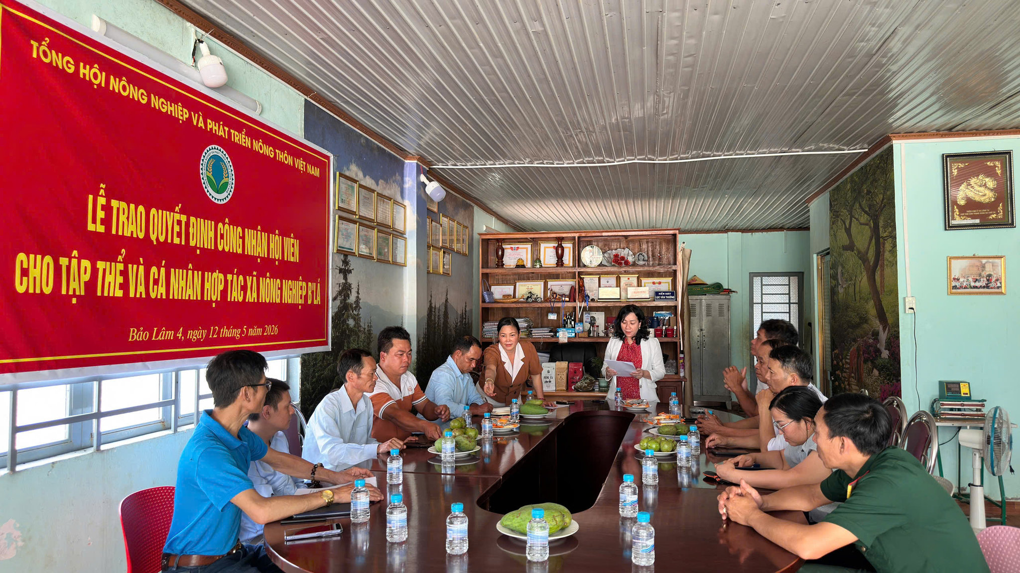 Hợp tác xã Nông nghiệp B'Lá gia nhập Tổng hội NN&PTNT Việt Nam