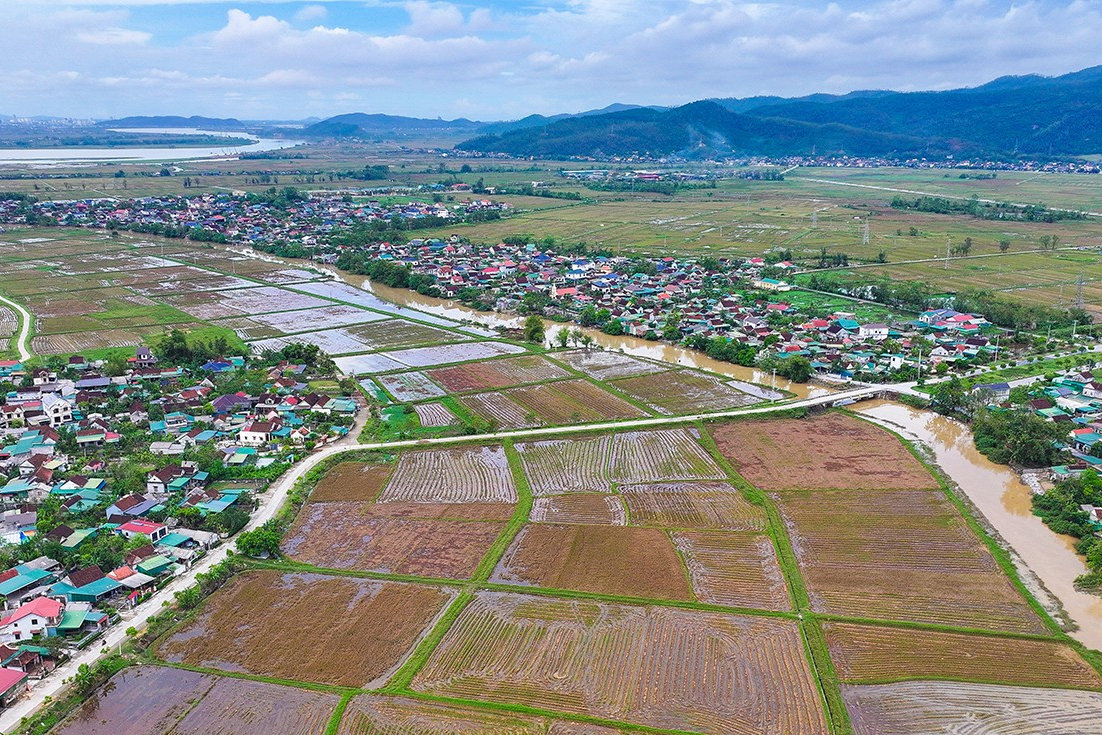 Đất ruộng ở Đức Quang, tỉnh Hà Tĩnh. Nguồn: baohatinh.vn