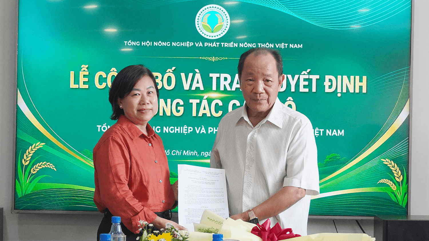Bà Nguyễn Thị Quốc Hương phụ trách Tạp chí Nông thôn Việt 