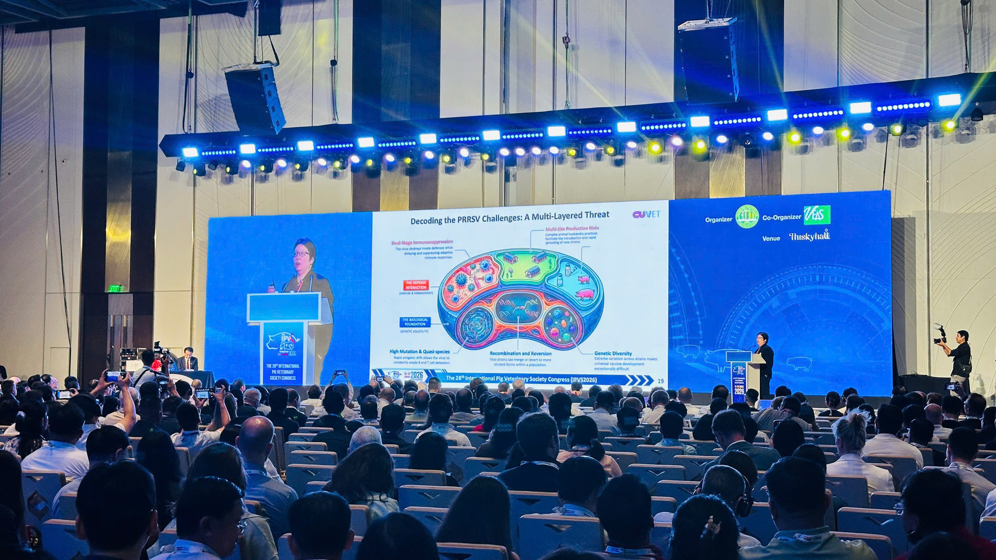 Gần 4.000 đại biểu, nhà khoa học, chuyên gia thú y hội tụ tại Hội nghị Chăn nuôi Thú y Heo Thế giới lần thứ 28 - IPVS 2026.