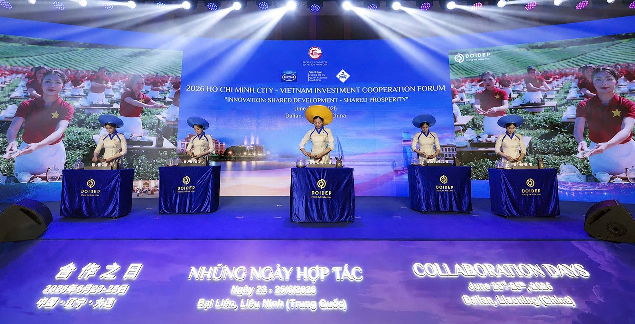Hệ sinh thái thương hiệu DoiDep biểu diễn tiết mục 