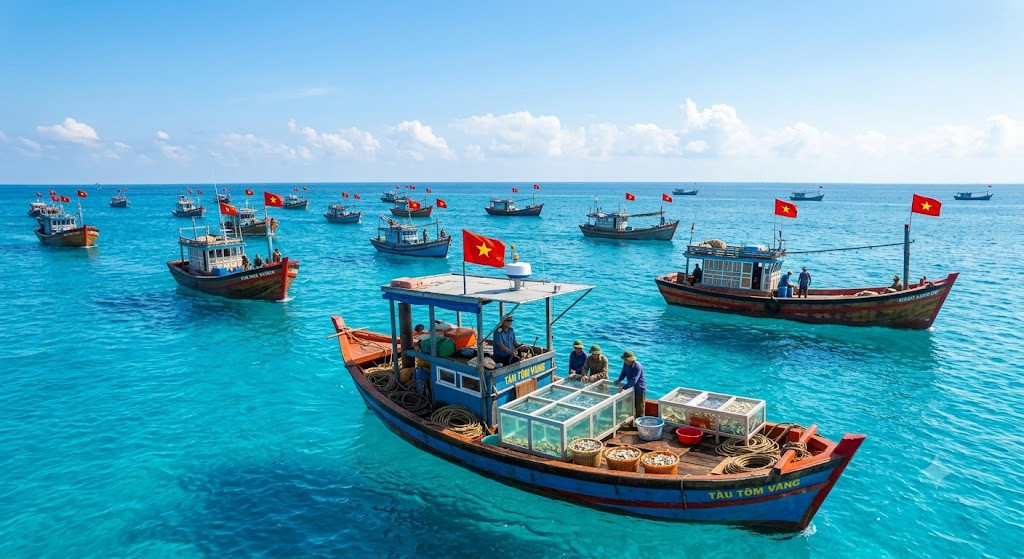 tau viet nam tren biển