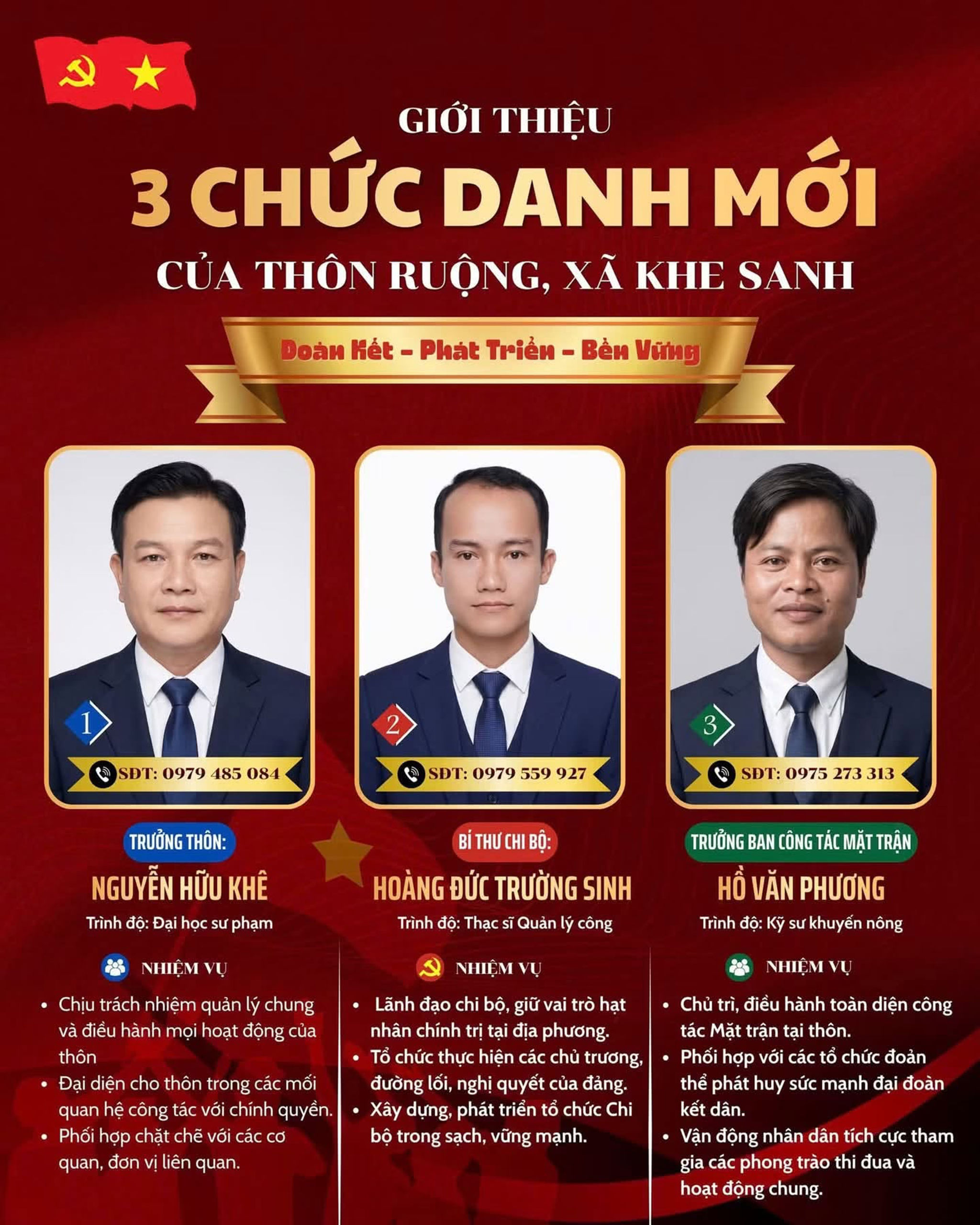 Trình độ cán bộ cơ sở hôm nay đã được chuẩn hóa.