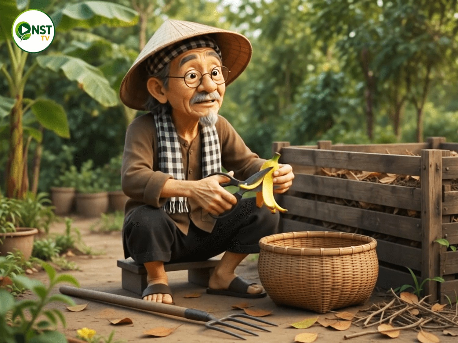 Bác Ba Phi: Sự thật chuyện dùng vỏ chuối làm phân bón cây trồng 