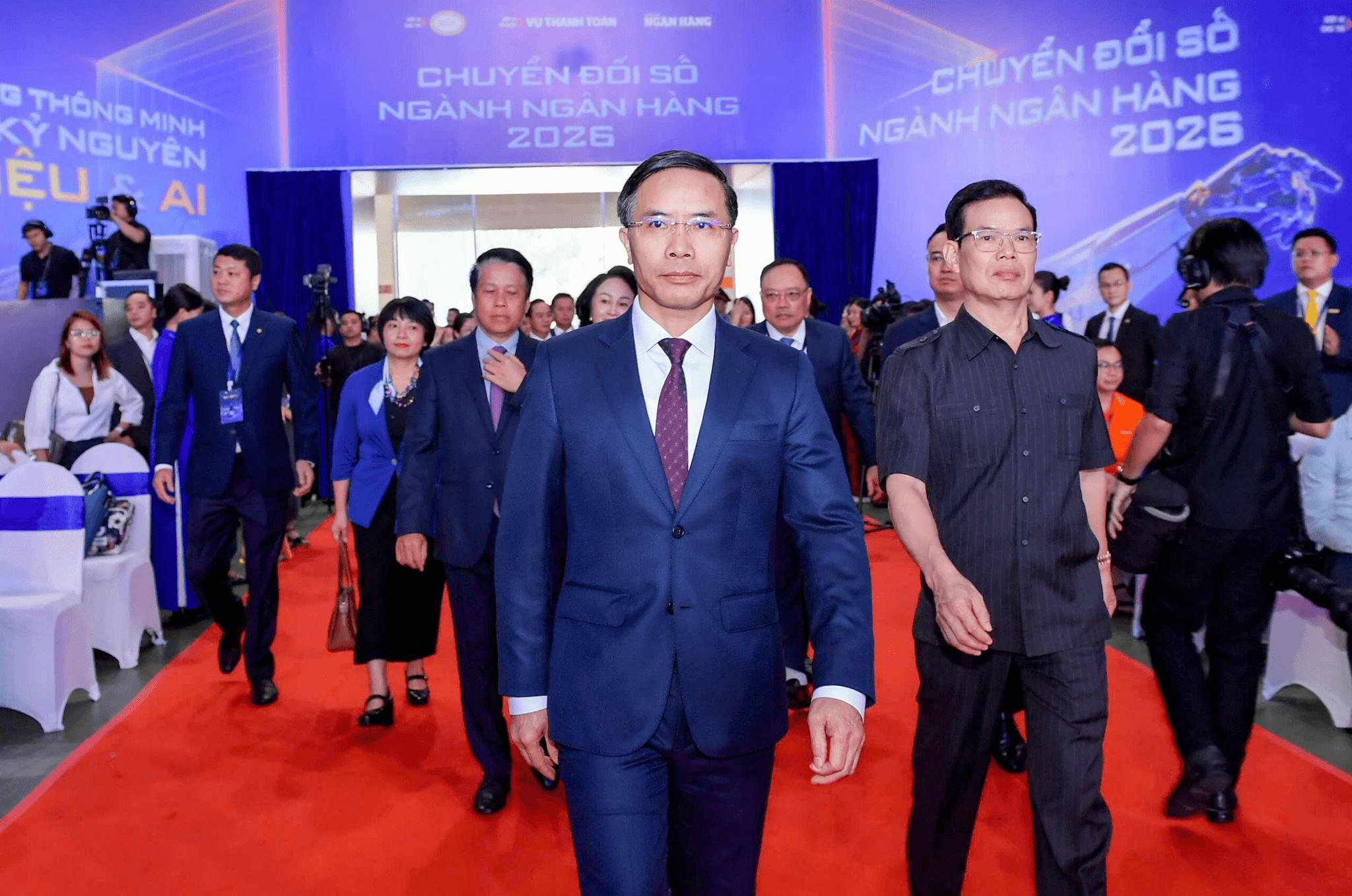 Ông Phạm Đức Ấn, Thống đốc Ngân hàng Nhà nước Việt Nam đến tham dự và chỉ đạo tại sự kiện. Ảnh: NHNNCC