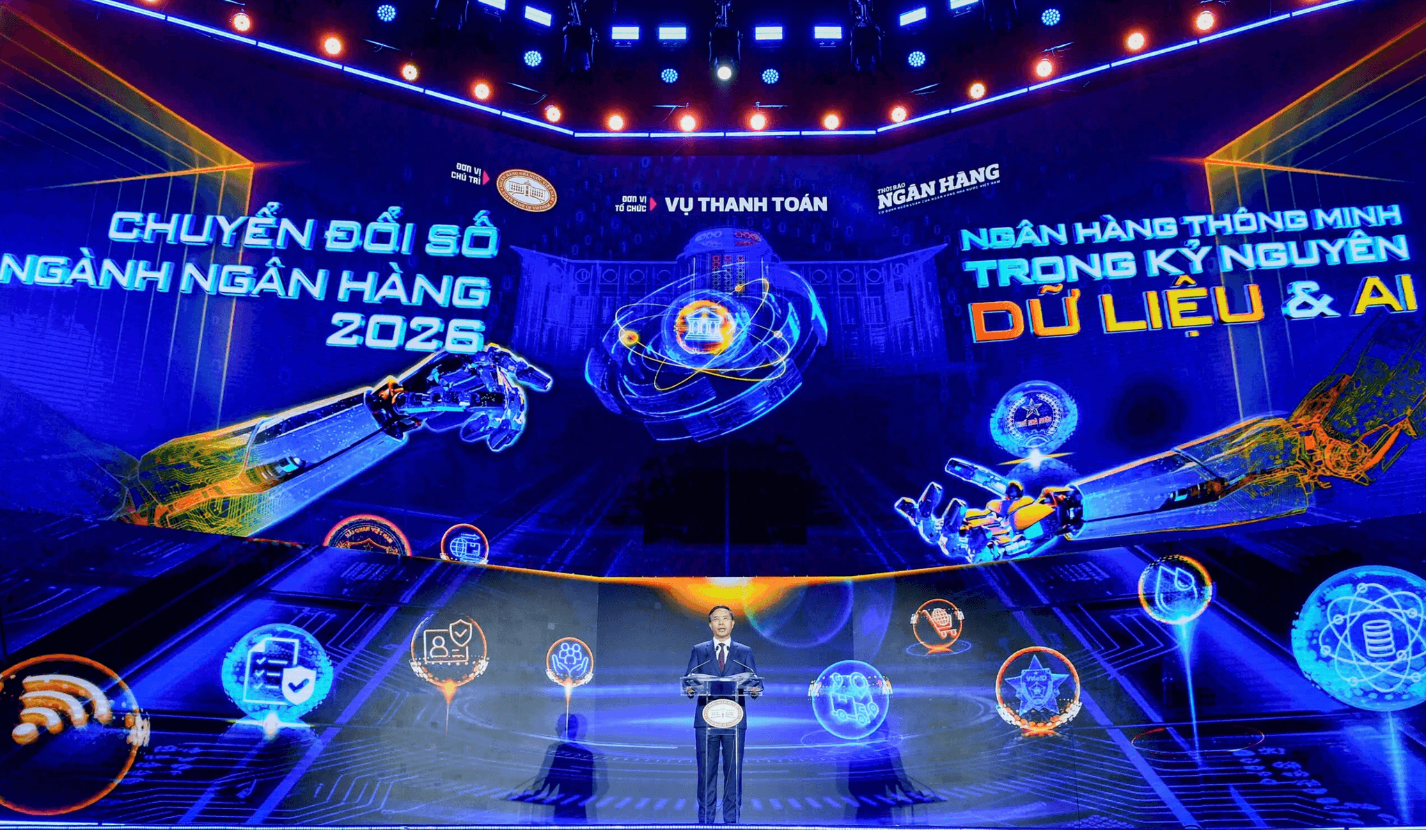 Ngân hàng Nhà nước Việt Nam đã chính thức tổ chức sự kiện “Chuyển đổi số ngành Ngân hàng năm 2026” với nhiều hoạt động tạo điểm nhấn thu hút người quan tâm.