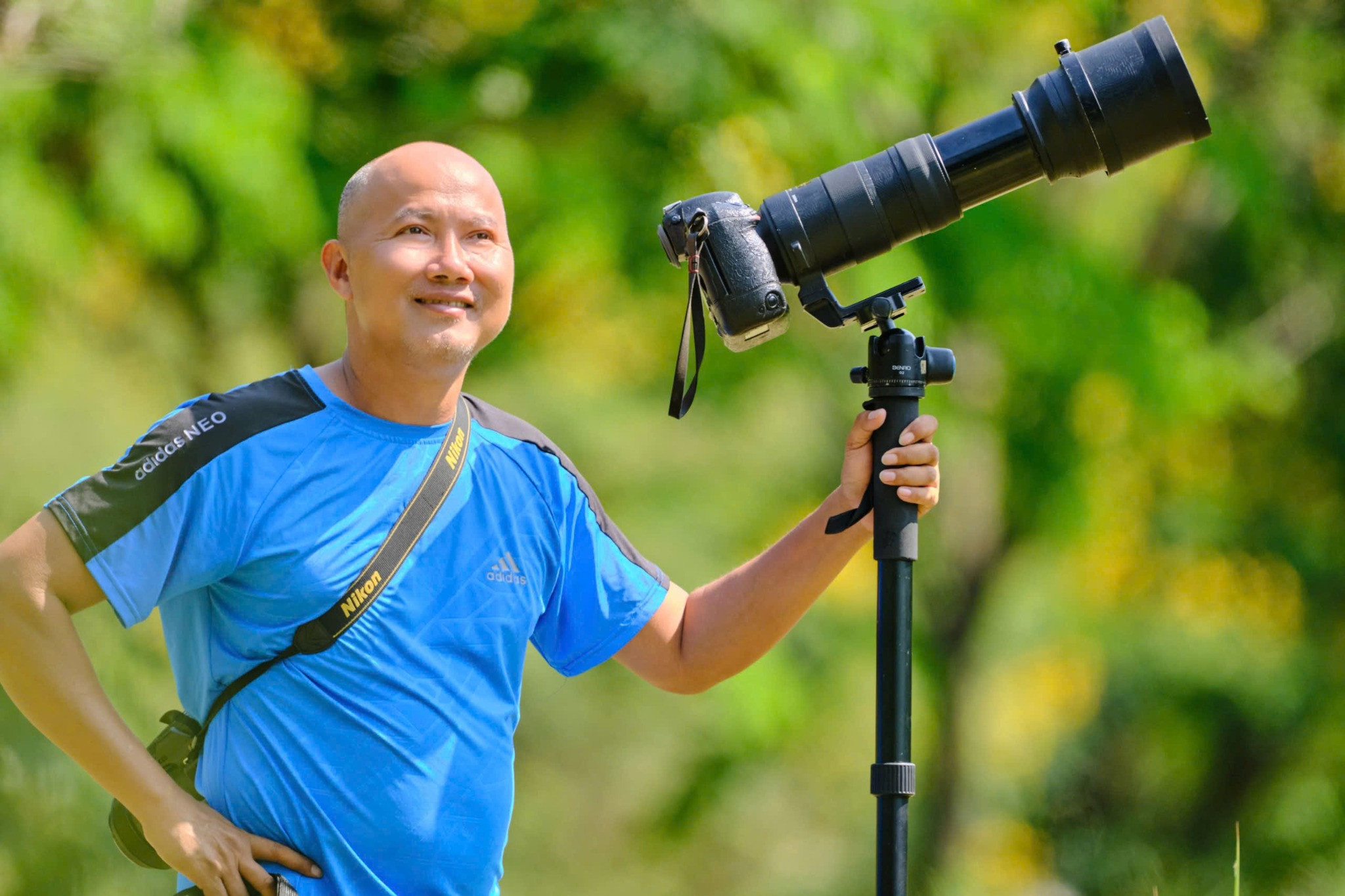 Ảnh anh Minh Quân và công cụ làm phim (1)
