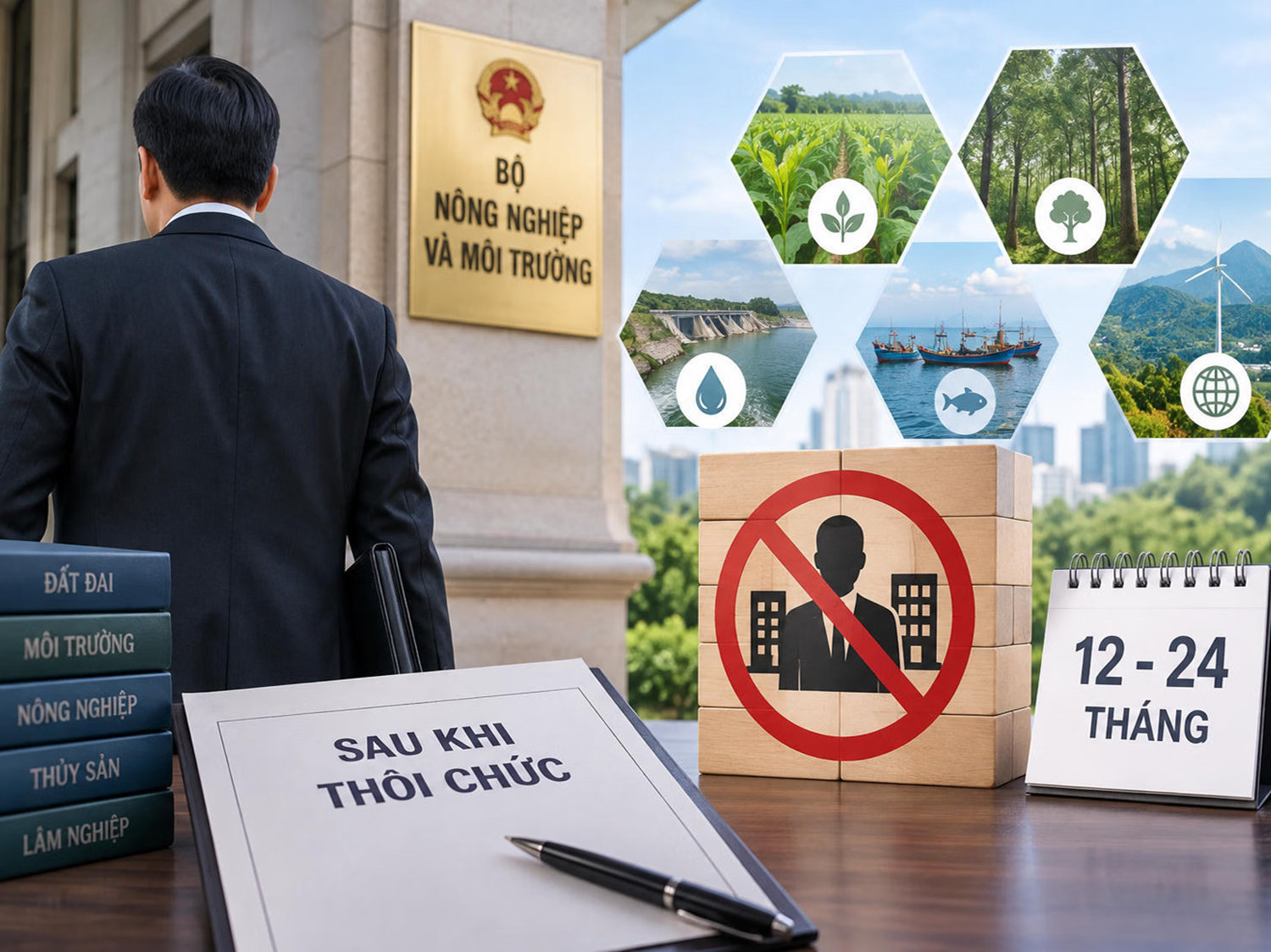 Cấm cựu quan chức nông nghiệp - môi trường lập doanh nghiệp ở 18 lĩnh vực. Việc siết chặt kỷ luật hành chính này nhằm ngăn chặn triệt để tình trạng 