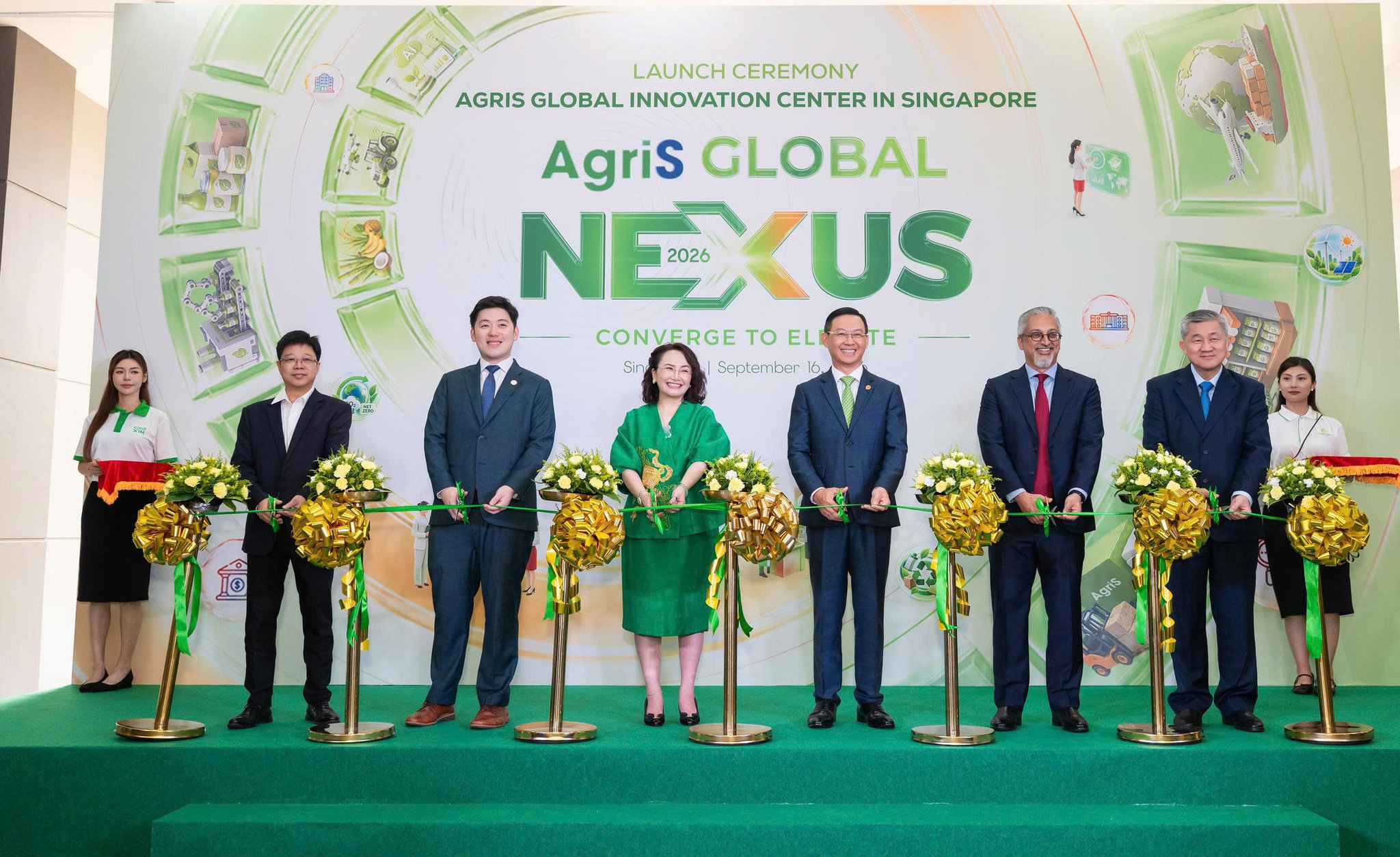 AgriS chính thức mở Trung tâm Đổi mới sáng tạo toàn cầu tại Singapore.