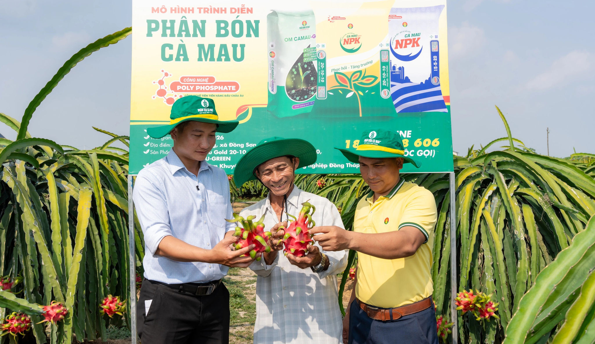 Phân bón Cà Mau đồng hành cùng bà con trong quá trình canh tác. Ảnh PVCFC