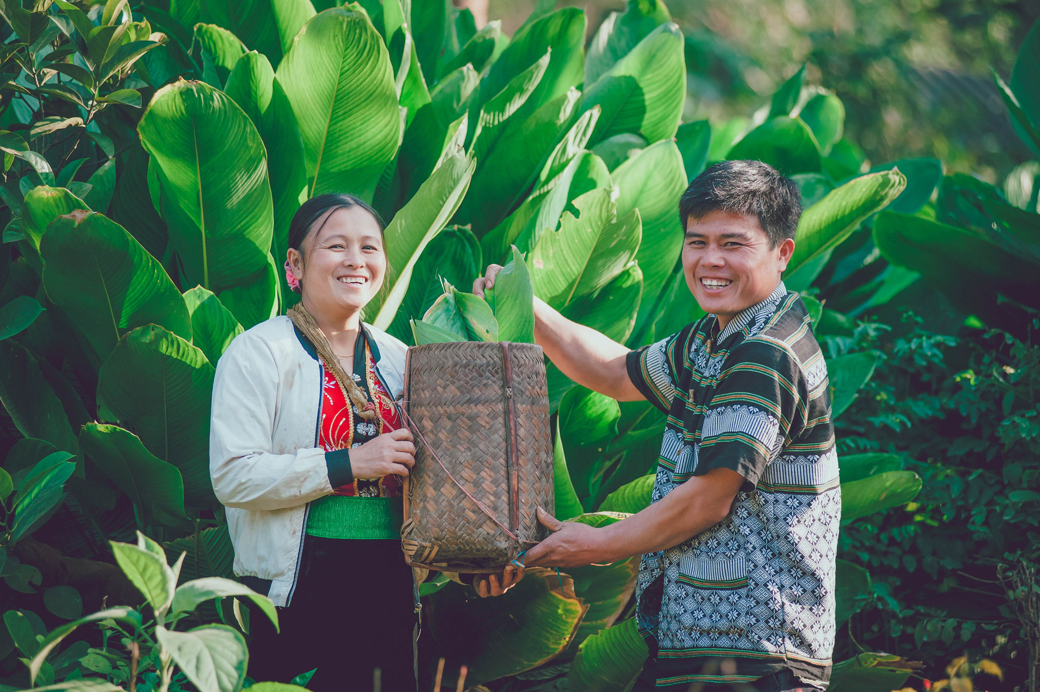 Hai vợ chồng anh Hà Văn Nguy