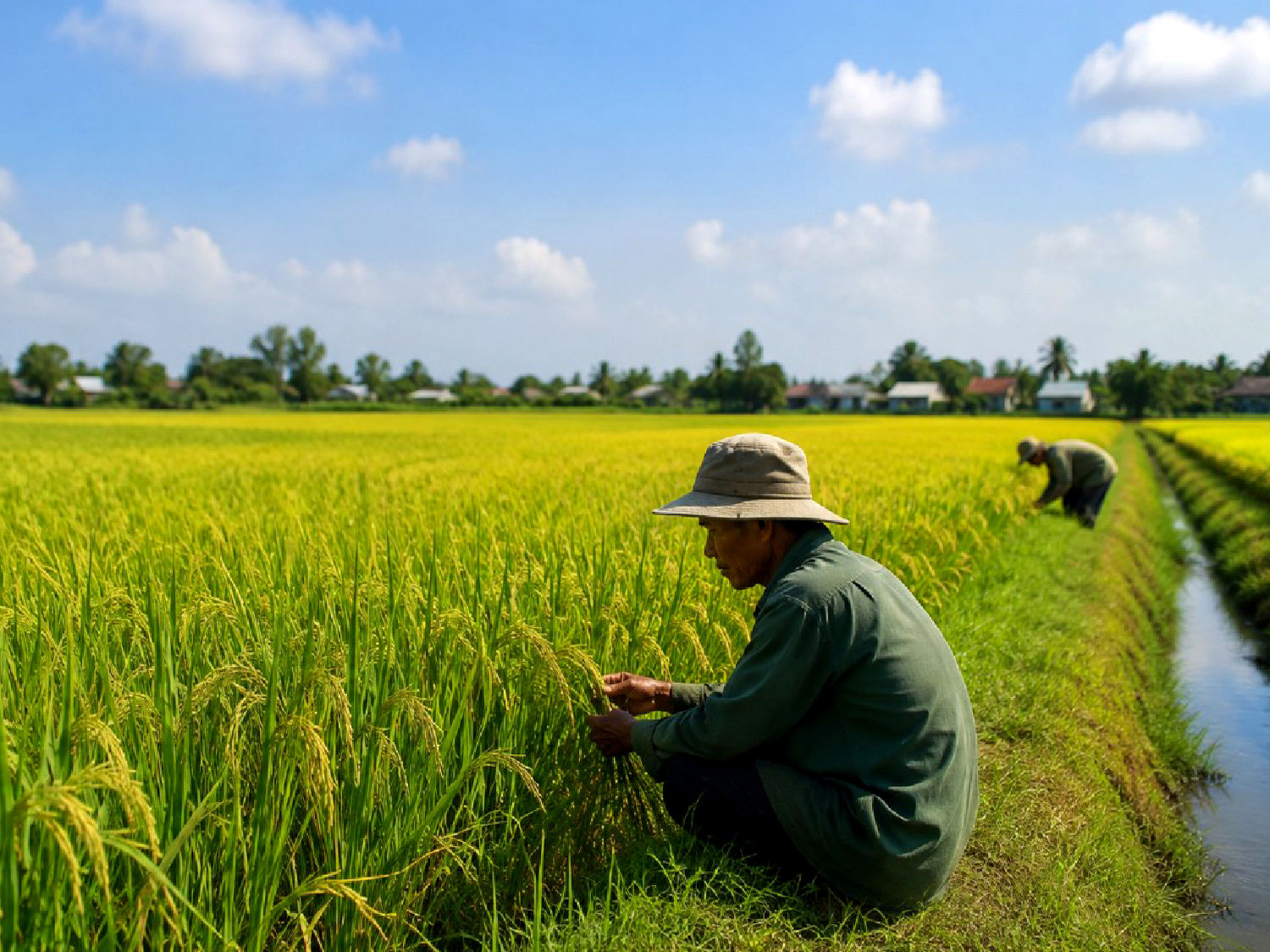 Thực tế hiện nay chúng ta đã có nhiều giải pháp về giống, quản lý nước, phân bón, cơ giới hóa, số hóa dữ liệu, truy xuất nguồn gốc cũng như đo lường phát thải. Ảnh: NNHC