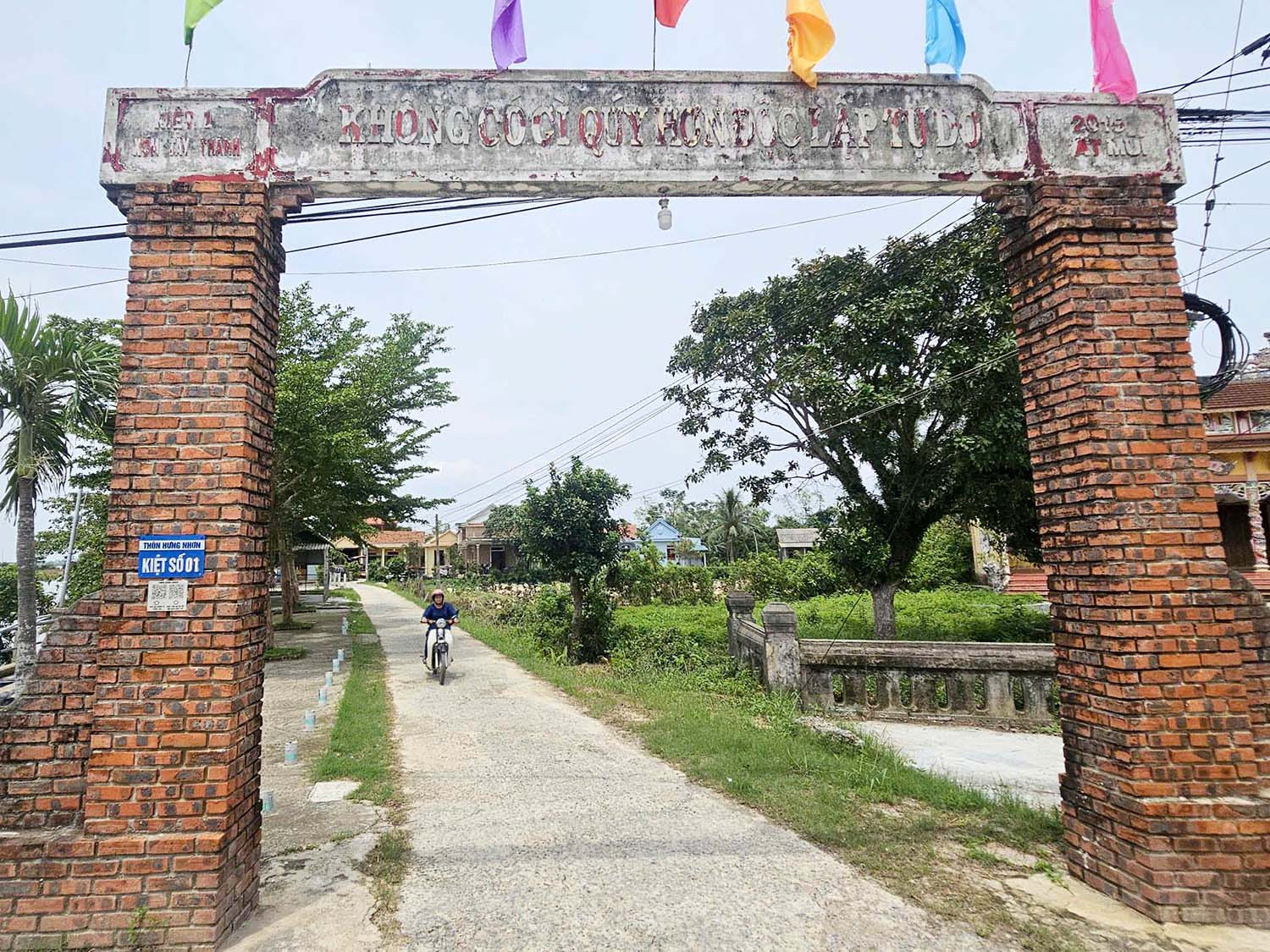 Một góc làng Hưng Nhơn hôm nay.