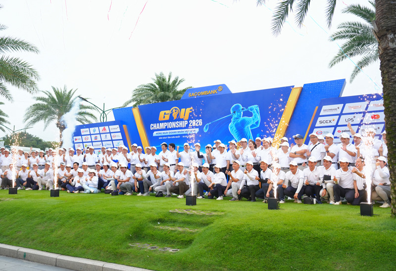 SACOMBANK Golf Championship 2026 quy tụ 240 golfer là các doanh nhân, lãnh đạo doanh nghiệp và đối tác đến từ nhiều tỉnh, thành trên cả nước.