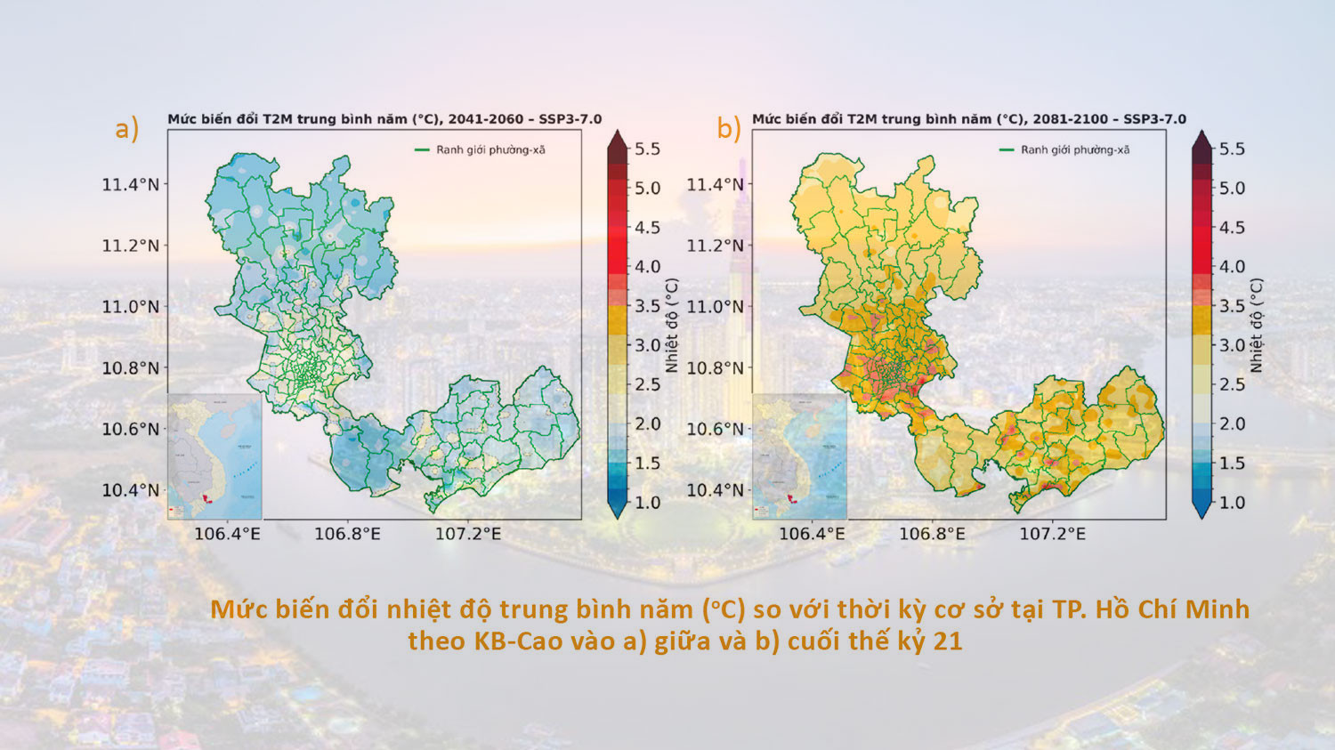 Theo dự báo, TP.HCM sẽ chịu ảnh hưởng của nhiệt độ gia tăng, nắng nóng cực đoan.