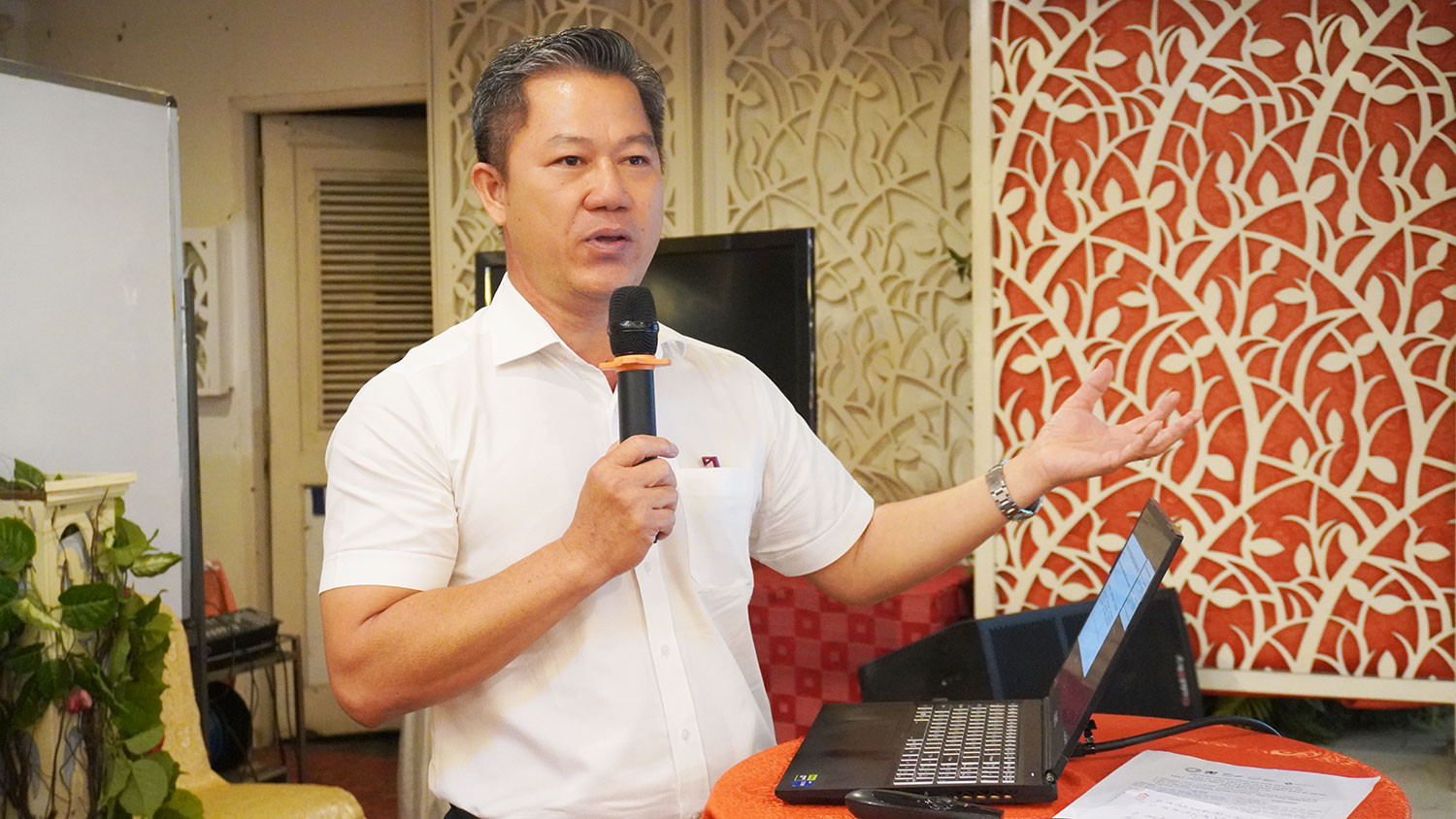 Ông Lê Thanh Vượng - Giám đốc Công ty Cổ phần Quốc tế Hải Dương cho rằng phân bón giả tạo sức ép lên những doanh nghiệp đầu tư nghiêm túc.