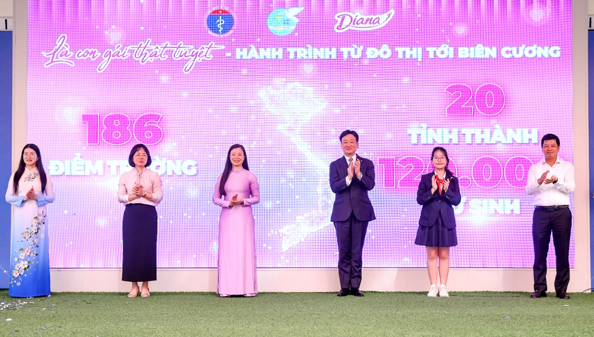 Năm học này, chương trình đặt mục tiêu triển khai tại 20 tỉnh, thành với hơn 120,000 nữ sinh thụ hưởng