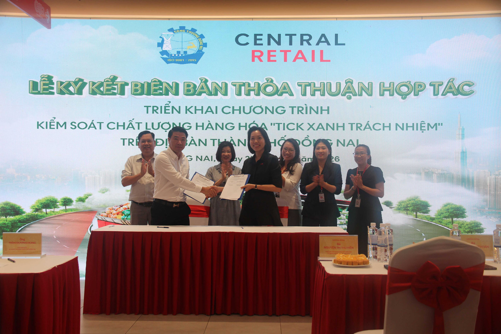 1 Ký kết triển khai chương trình Tick xanh trách nhiệm giữa Sở Công Thương Đồng Nai và tập đoàn Central Retail Việt Nam