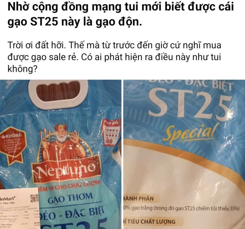 Từ chuyện gạo ST25 chỉ có 55% ST25: Hiểu thế nào về ghi nhãn hàng hóa?