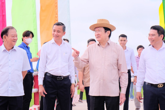 Huyện Đức Hòa (Long An) đưa vào sử dụng hàng loạt công trình giao thông nông thôn