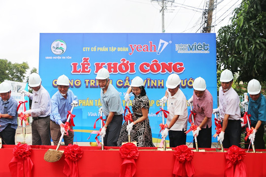 Khởi công xây dựng cầu nông thôn tại xã Vĩnh Phước (huyện Tri Tôn, An Giang)