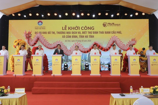 Hà Tĩnh: Khởi công khu đô thị sinh thái 50ha