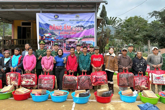 Bộ đội biên phòng Quảng Trị: Đồng loạt ra quân “Tình nguyện mùa đông 2025 - xuân tình nguyện 2026” với nhiều hoạt động thiết thực