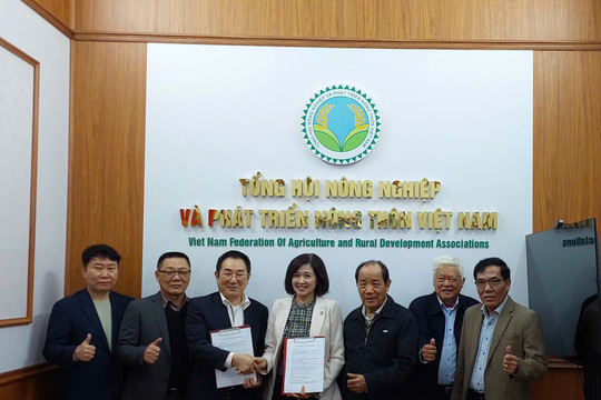 VFARDA ký hết MOU hợp tác phát triển năng lượng tái tạo với doanh nghiệp Hàn Quốc