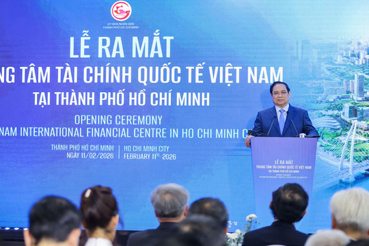 Ra mắt Trung tâm Tài chính quốc tế Việt Nam tại TP.HCM