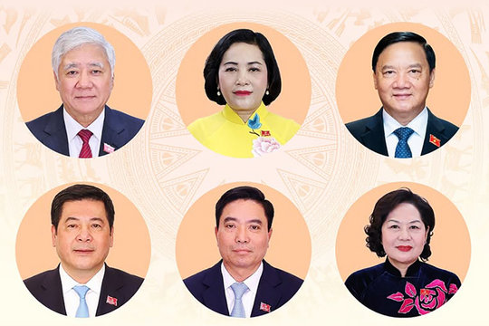 6 Phó Chủ tịch Quốc hội nhiệm kỳ 2026 - 2031