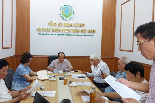 Thường trực Tổng hội NN&PTNT Việt Nam họp triển khai nhiệm vụ trọng tâm tháng 5/2026