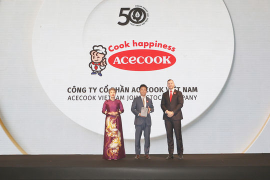 Acecook Việt Nam lọt Top 50 doanh nghiệp phát triển bền vững 2026: Dấu ấn từ nỗ lực giảm rác thải