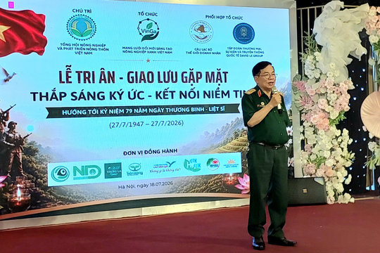Tổng hội NN&PTNT Việt Nam tri ân người có công, lan tỏa ký ức hào hùng