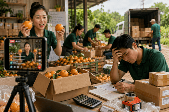 Vỡ mộng xây kênh bán nông sản