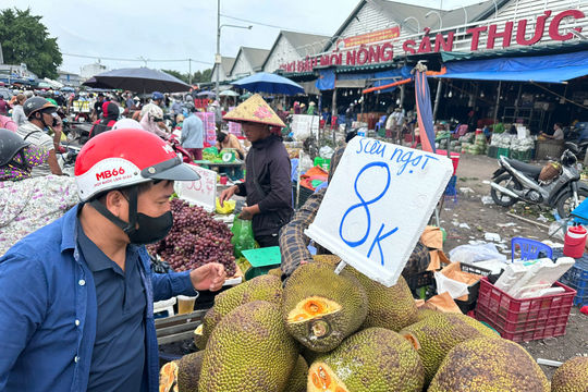 Nghỉ lễ 2/9, nhiều người đi chợ đầu mối để mua nông sản tươi, rẻ