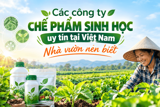 Những công ty chế phẩm sinh học nhà nông cần biết