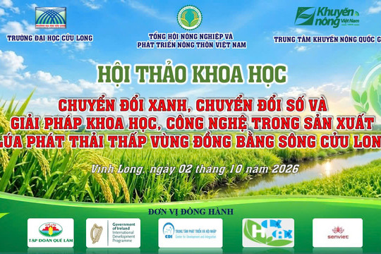 Tổng hội Nông nghiệp và Phát triển Nông thôn Việt Nam: Góp tiếng nói thúc đẩy chuyển đổi xanh, chuyển đổi số