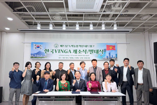 VINGA ra mắt văn phòng tại Hàn Quốc: Cơ hội thúc đẩy nông nghiệp xanh