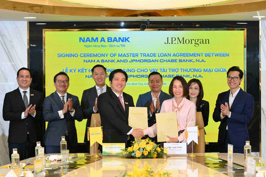 Nam A Bank hợp tác Jpmorgan Chase: Nâng tầm năng lực thanh toán quốc tế và tài trợ xuất nhập khẩu