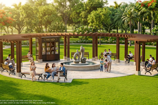 Công viên tri thức 3,3ha mở rộng không gian học tập tại Vinhomes Sài Gòn Park