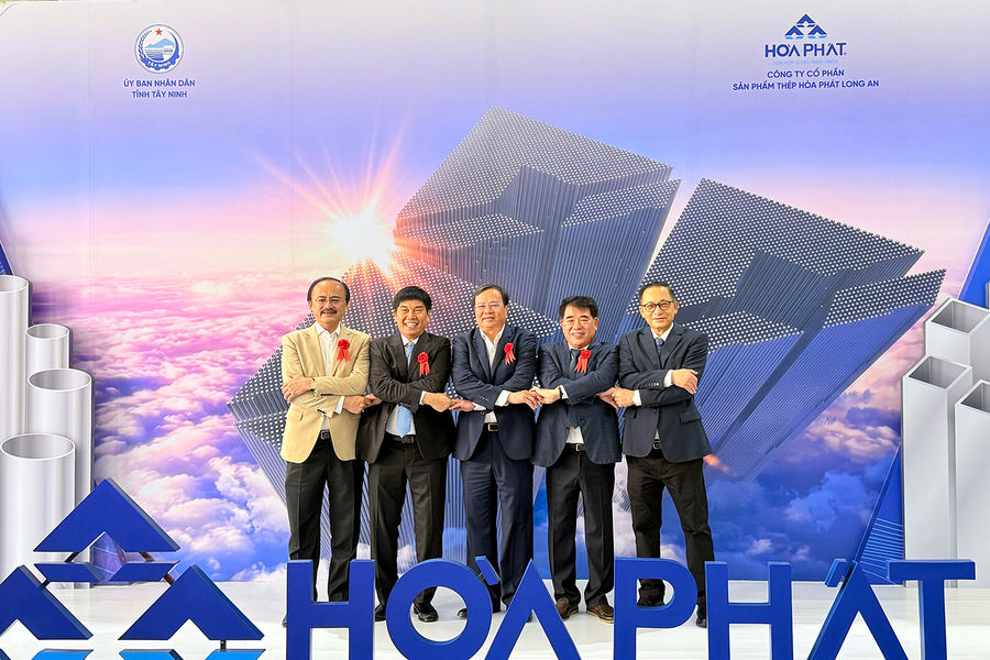 Khánh thành nhà máy thép Hòa Phát tại KCN Đồng Tâm: Cú hích chiến lược cho chuỗi công nghiệp - logistics phía Tây