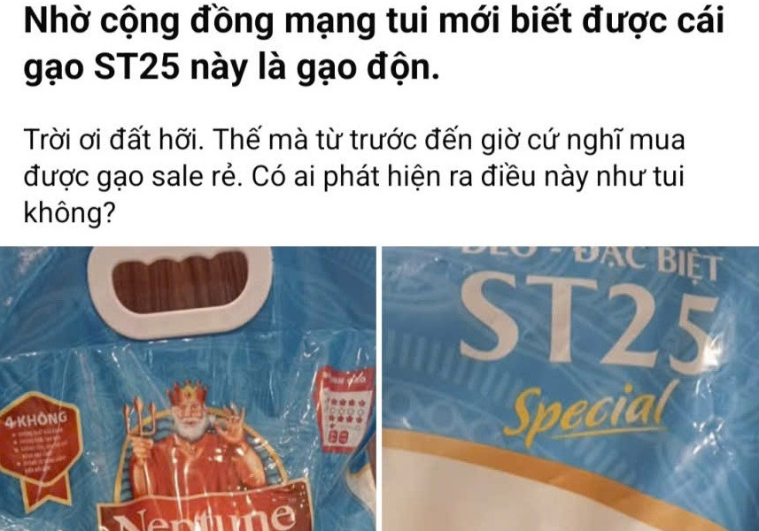 Từ chuyện gạo ST25 thành phần chỉ ghi tối thiểu 55% ST25: Hiểu thế nào về ghi nhãn hàng hóa?